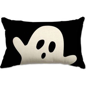 Halloween Pillow Cover 12x20 Ghost Decorations Outdoor Home Sofa